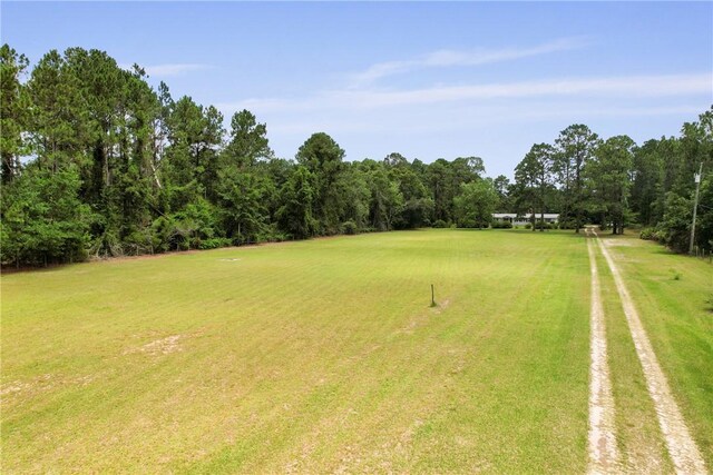 314 King David Rd, Jesup, GA 31545 - view of green lawn featuring dirt driveway and golf course view