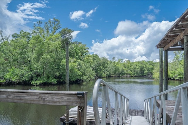 4068 3r Fish Camp Rd, White Oak, GA 31568 - dock area featuring a water view