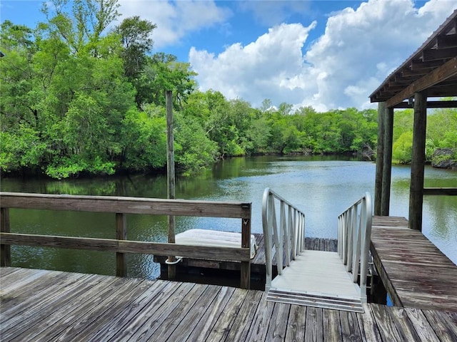 4068 3r Fish Camp Rd, White Oak, GA 31568 - dock featuring a water view