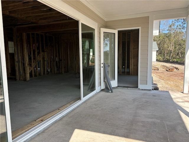 exterior space with a patio