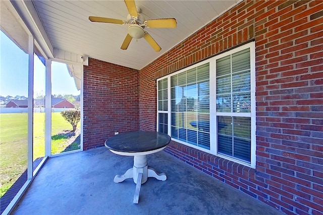 6121 Stoney Brook Dr, Blackshear, GA 31516 - exterior space featuring a ceiling fan