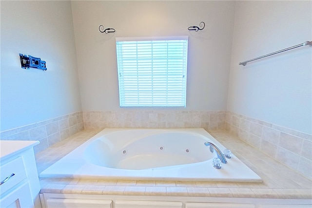 6121 Stoney Brook Dr, Blackshear, GA 31516 - full bathroom with vanity and a jetted tub