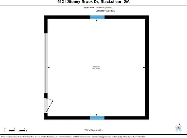 6121 Stoney Brook Dr, Blackshear, GA 31516 - view of layout