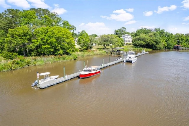 102 Cathead Ln, Darien, GA 31305 - view of dock featuring a water view