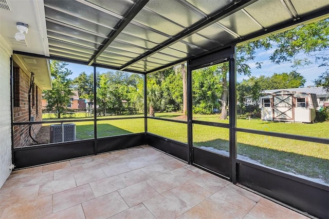 2503 Cleburne St, Brunswick, GA 31520 - view of unfurnished sunroom