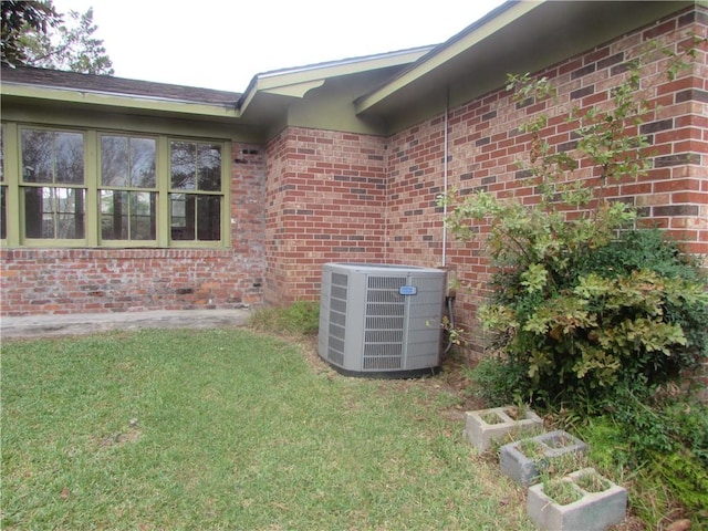 exterior details with central AC unit