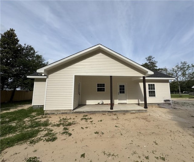 1029 N Church St, Odum, GA 31555 - rear view of house featuring a patio
