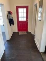 322 Archer St, Waycross, GA 31501 - entryway with a wealth of natural light and dark wood-style flooring