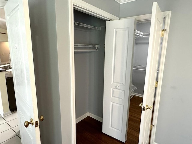 view of closet