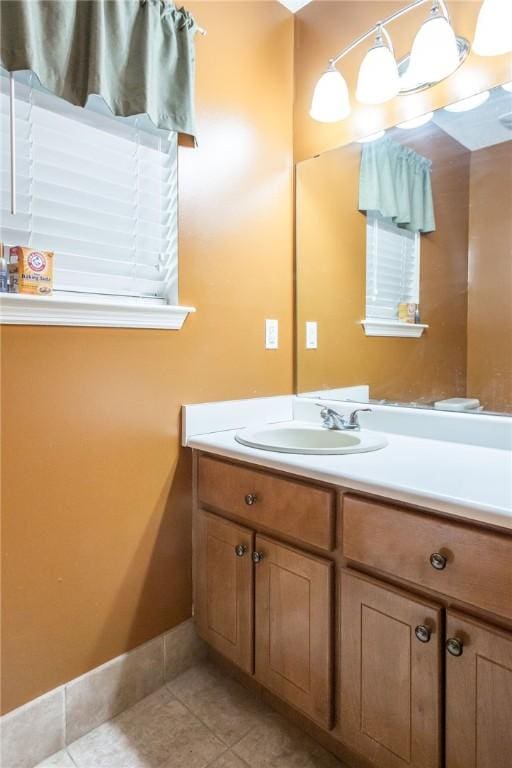1709 Suwanne Dr, Waycross, GA 31501 - bathroom featuring vanity and tile patterned flooring