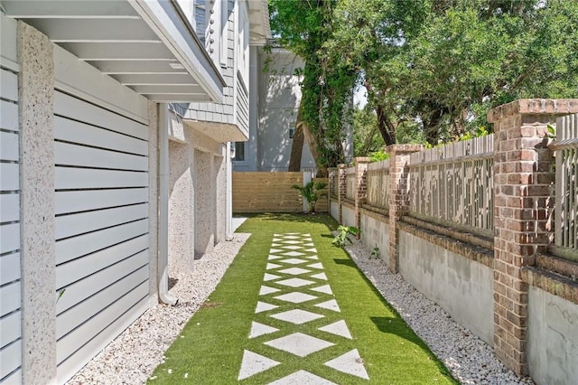 108 Hamilton St, Saint Simons Island, GA 31522 - view of fenced backyard