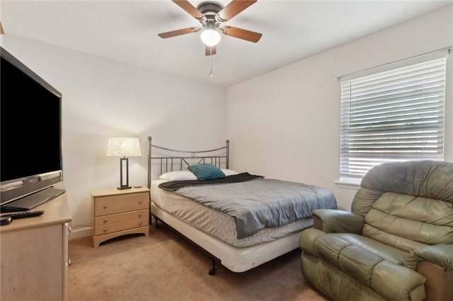 15 Merganser Way, Woodbine, GA 31569 - bedroom featuring light colored carpet and ceiling fan