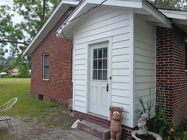 1401 Carswell Ave, Waycross, GA 31501 - view of outbuilding with entry steps
