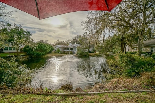 property view of water