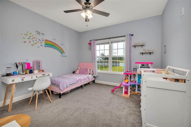 69 Allie Loop, Brunswick, GA 31525 - bedroom featuring carpet flooring and ceiling fan