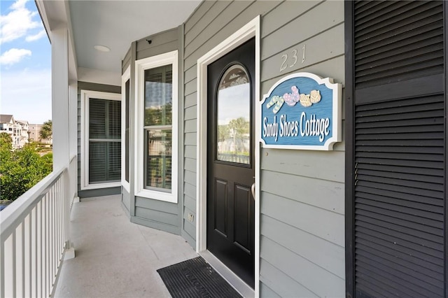 view of entrance to property