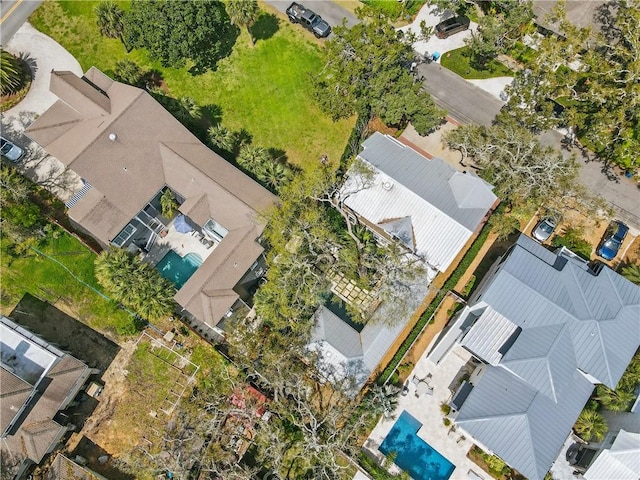 drone / aerial view featuring a residential view