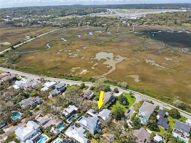 bird's eye view featuring a residential view
