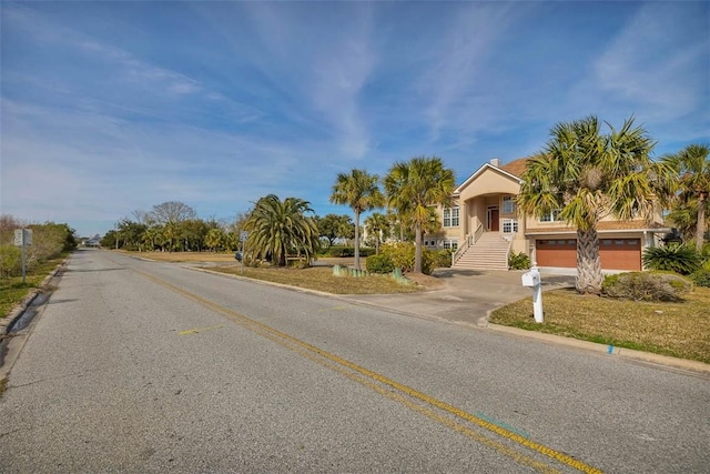 4153 River Side Dr, Brunswick, GA 31520 - view of asphalt road with stairs