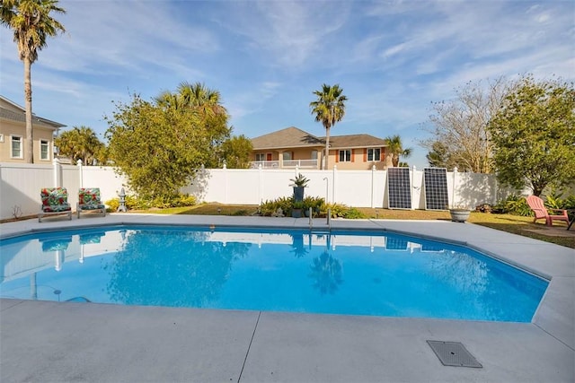 4153 River Side Dr, Brunswick, GA 31520 - view of swimming pool with a fenced backyard