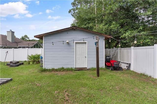 114 Shell Pointe Dr, Brunswick, GA 31525 - view of outdoor structure with a yard