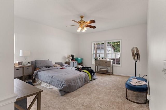 114 Shell Pointe Dr, Brunswick, GA 31525 - carpeted bedroom with ceiling fan