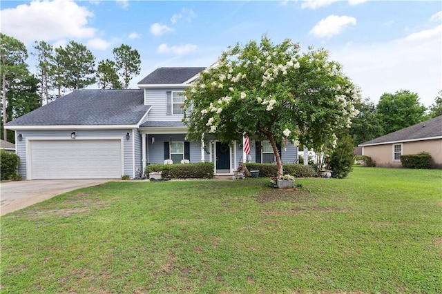 114 Shell Pointe Dr, Brunswick, GA 31525 - view of front facade with a garage and a front yard