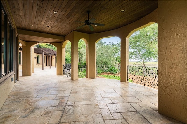 178 Hampton Point Dr, Saint Simons Island, GA 31522 - view of patio / terrace featuring a ceiling fan