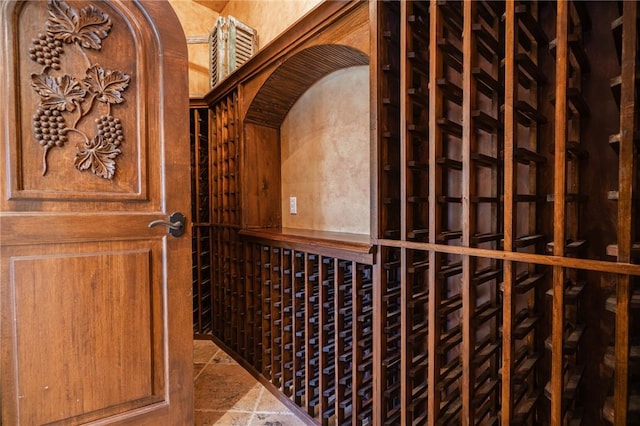 178 Hampton Point Dr, Saint Simons Island, GA 31522 - wine room with stone tile floors