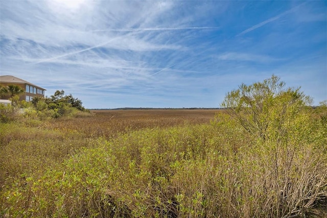 view of landscape featuring a rural view