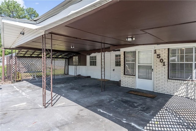 1501 Charles St, Waycross, GA 31501 - view of patio with an attached carport