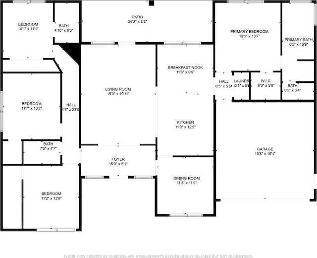 129 Taylor Wells Ln, Hinesville, GA 31313 - floor plan