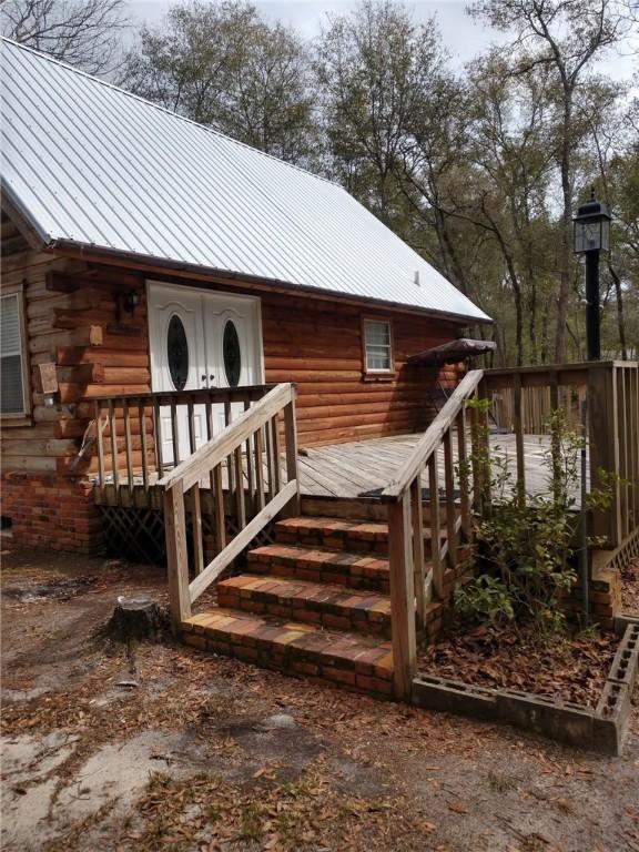1518 To Jones Rd, Reidsville, GA 30453 - view of wooden deck