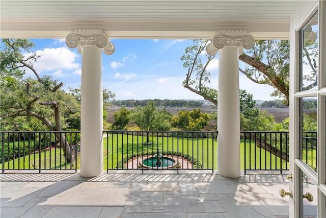 view of patio