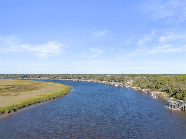 property view of water