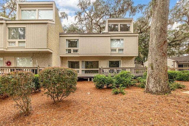 exterior space featuring a deck