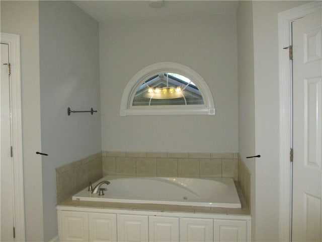 bathroom featuring a bathing tub