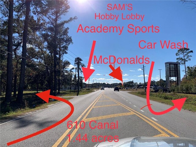 610 Canal Rd, Brunswick, GA 31525 - view of asphalt street