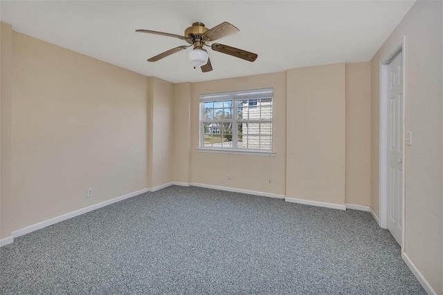 1056 Fiddler Trce, Townsend, GA 31331 - carpeted spare room featuring ceiling fan and baseboards