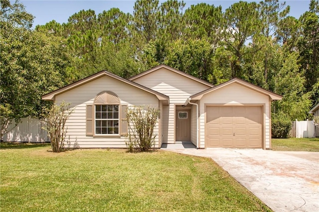 104 Bamboo Dr, Kingsland, GA 31548 - ranch-style home with driveway and an attached garage