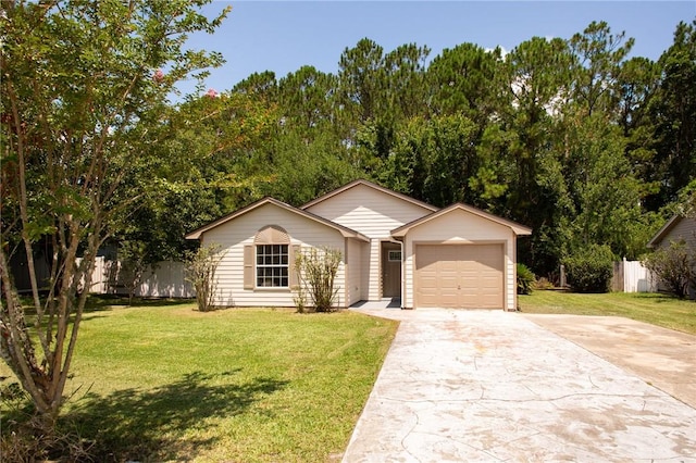 104 Bamboo Dr, Kingsland, GA 31548 - ranch-style house featuring an attached garage and driveway