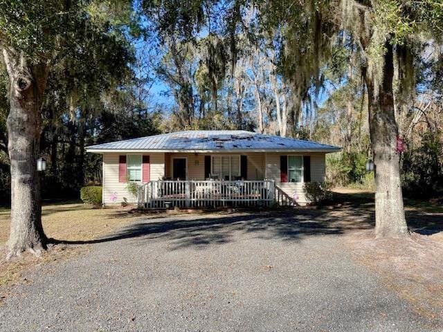 view of ranch-style home