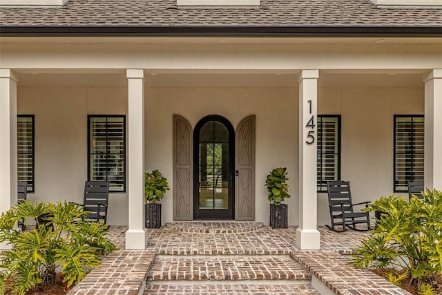 view of patio / terrace with covered porch