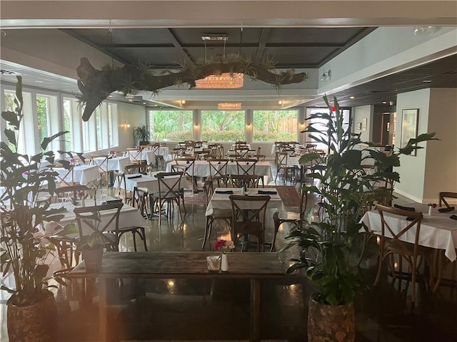 view of dining area