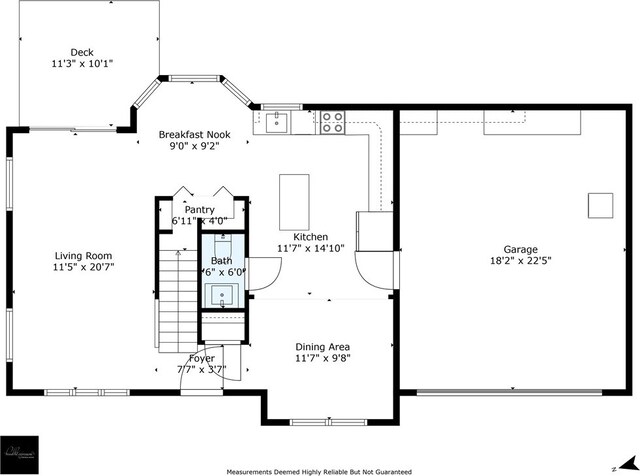 416 S Deals Cir, Woodbine, GA 31569 - home floor plan