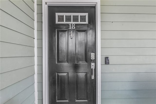 view of entrance to property