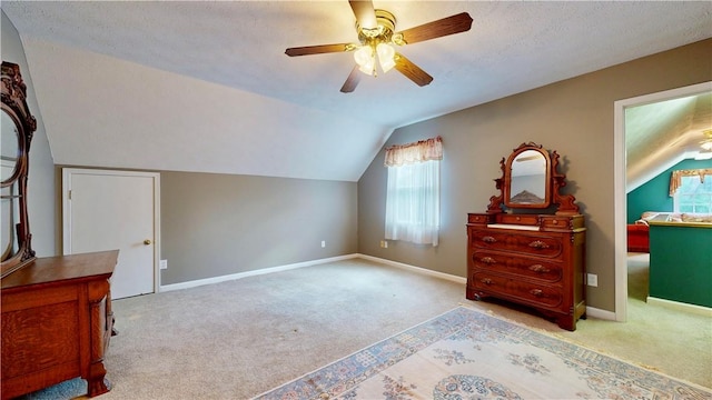 1457 N River Oaks Dr, Blackshear, GA 31516 - additional living space with carpet floors, lofted ceiling, and a ceiling fan