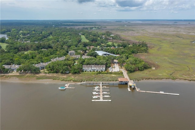 1106 Plantation Point Dr, Saint Simons Island, GA 31522 - drone / aerial view of a nearby body of water