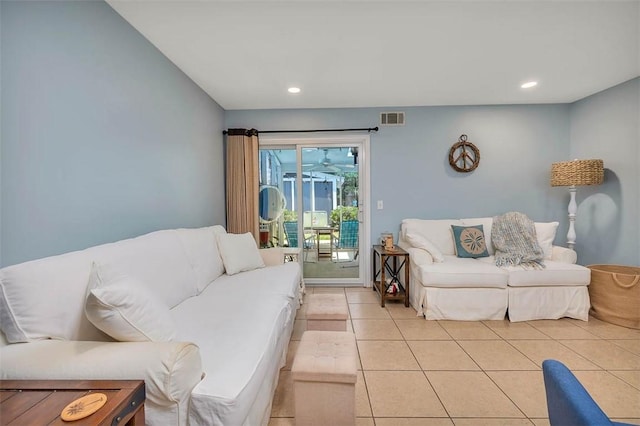 1000 Mallery Street Ext Unit G62, Saint Simons Island, GA 31522 - living room with light tile patterned flooring and recessed lighting