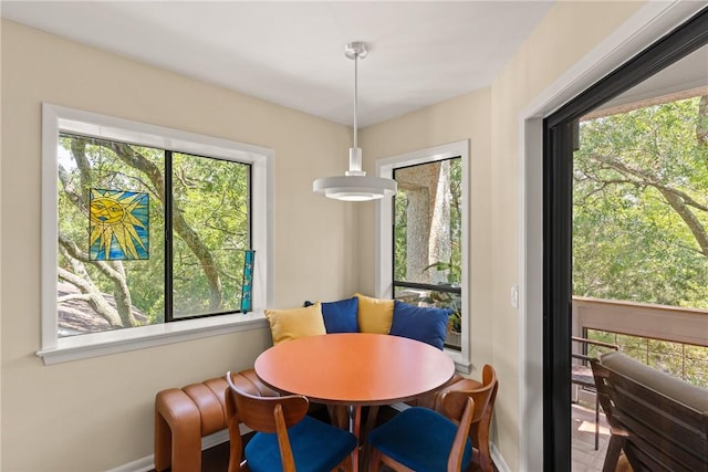 1332 Oak St Unit 9, Saint Simons Island, GA 31522 - dining space with baseboards
